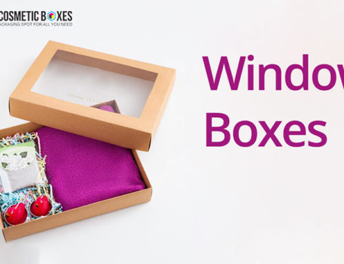 Custom options for styling adorable window boxes packaging