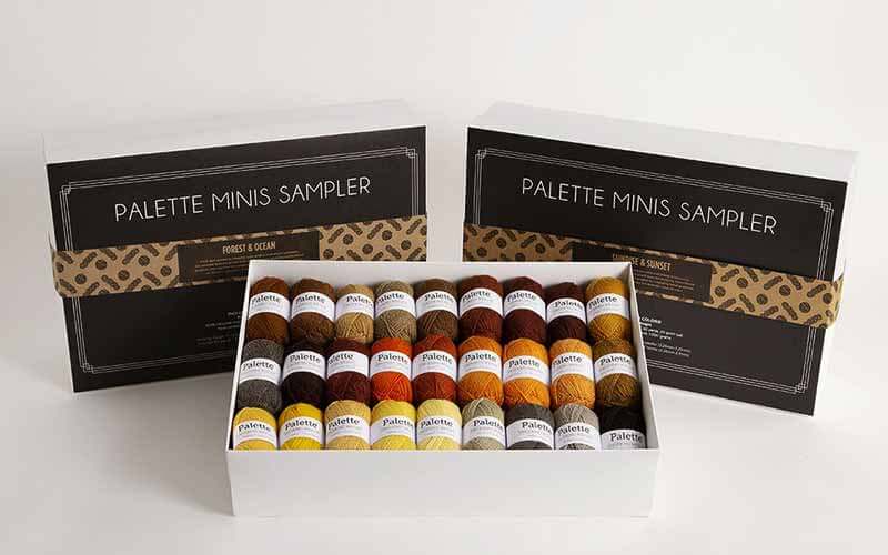 Custom printed palette packaging boxes
